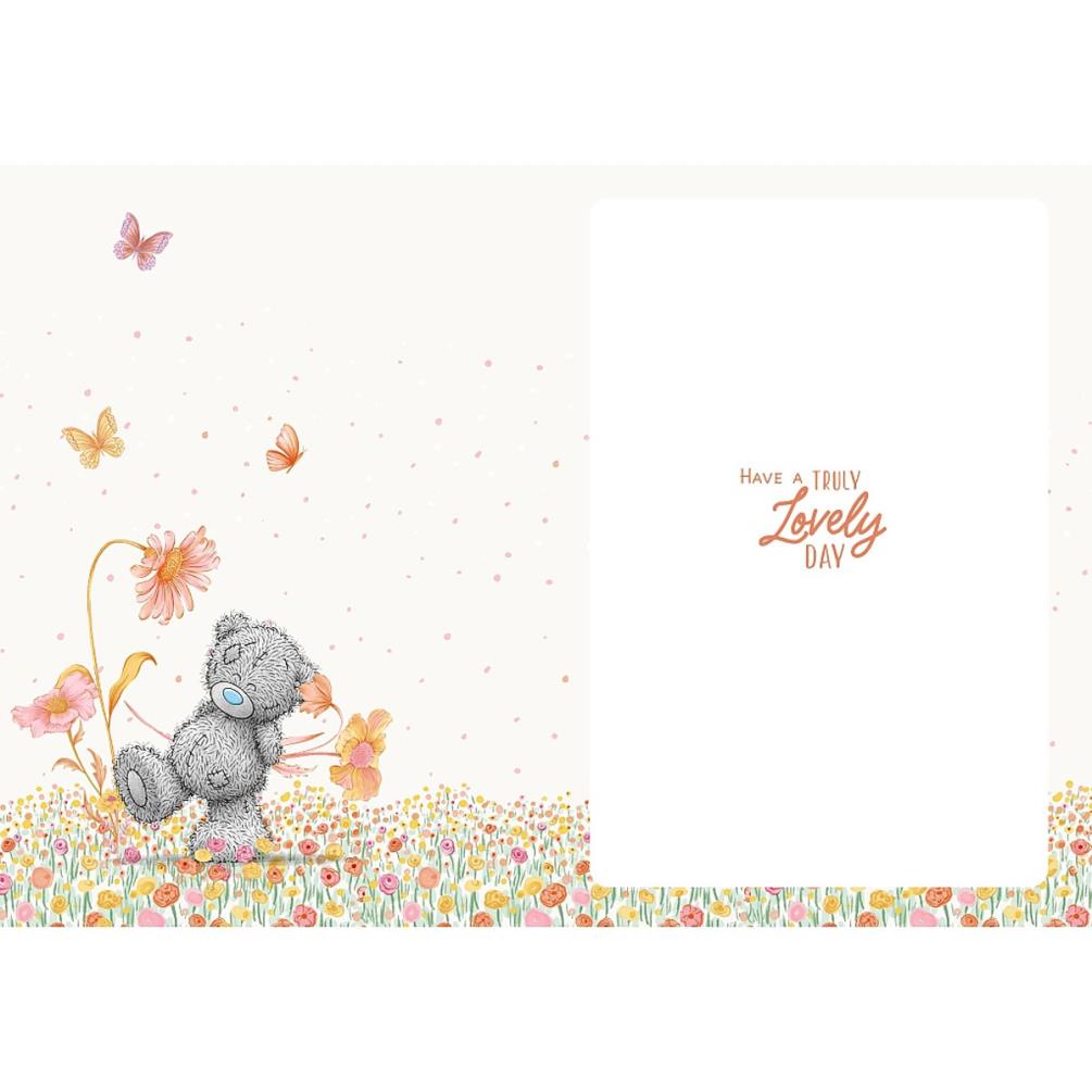Holding Flower Me to You Bear Mother's Day Card Extra Image 1